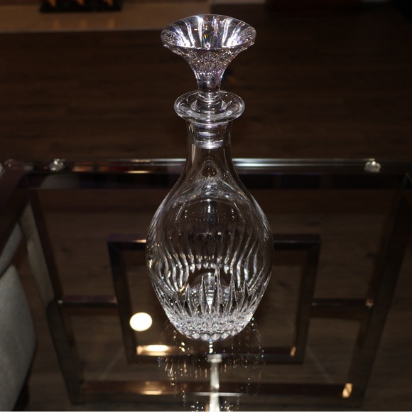 BACCARAT FRANCE 'MASSENA' Crystal Decanter Handcrafted, 11.25" Tall & 30 Ounces - Picture 2 of 14